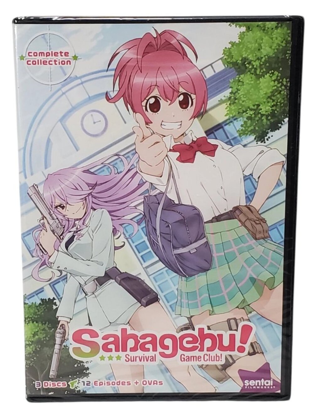 NEW Sabagebu Survival Game Club 3-DVD Complete Anime Episodes 1-12 + OVA Sentai